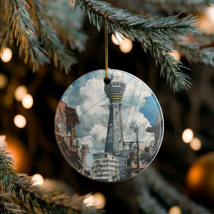 Osaka Japan Ornament: Unique Osaka Souvenir, Osaka Japan Xmas Decor, and Authentic Osaka Gift