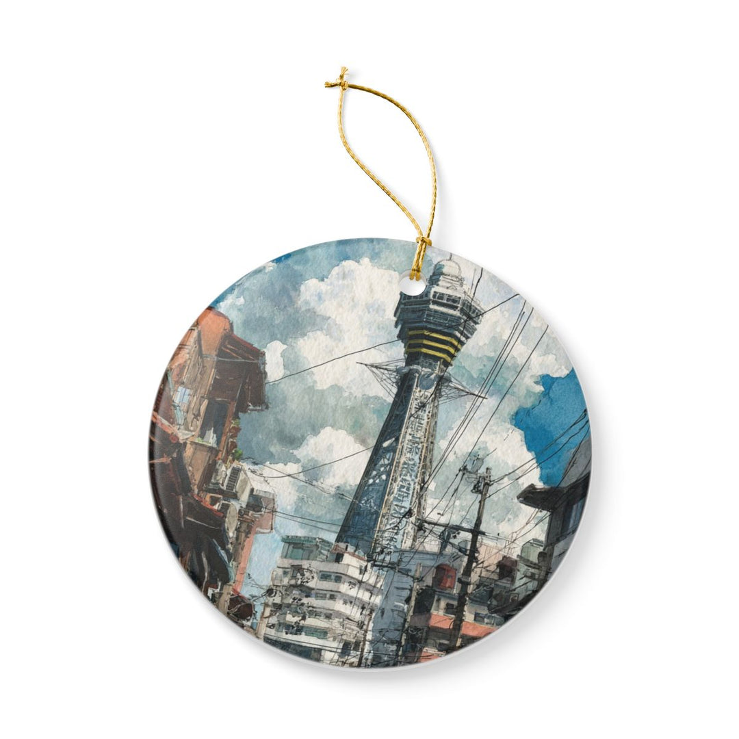 Osaka Japan Ornament: Unique Osaka Souvenir, Osaka Japan Xmas Decor, and Authentic Osaka Gift