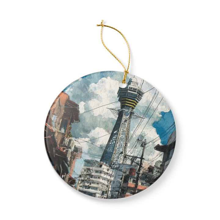 Osaka Japan Ornament: Unique Osaka Souvenir, Osaka Japan Xmas Decor, and Authentic Osaka Gift