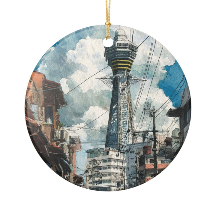 Osaka Japan Ornament: Unique Osaka Souvenir, Osaka Japan Xmas Decor, and Authentic Osaka Gift