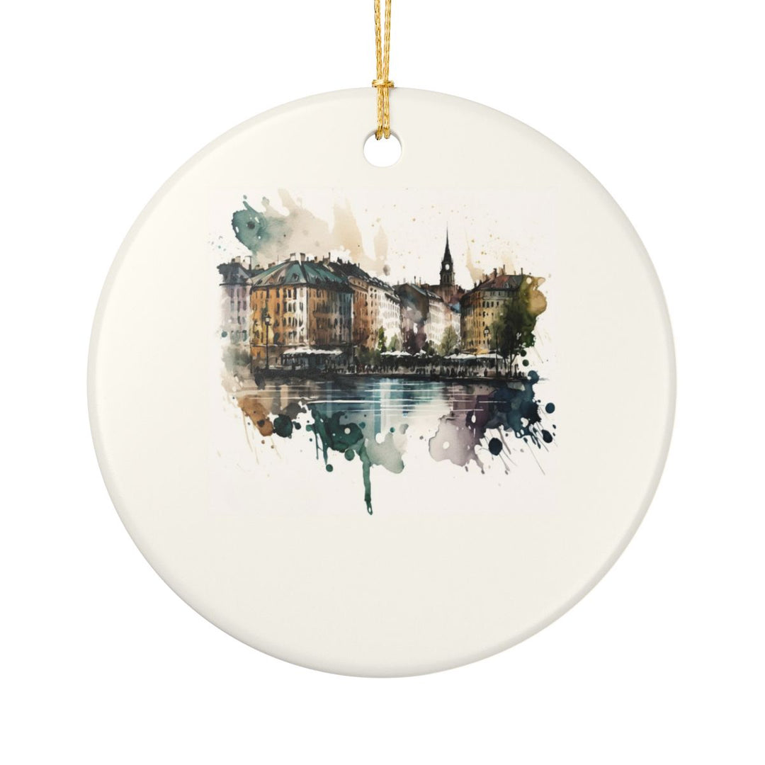 Oslo Norway Ornament: Unique Oslo Souvenir, Oslo Norway Xmas Decor, and Authentic Oslo Gift