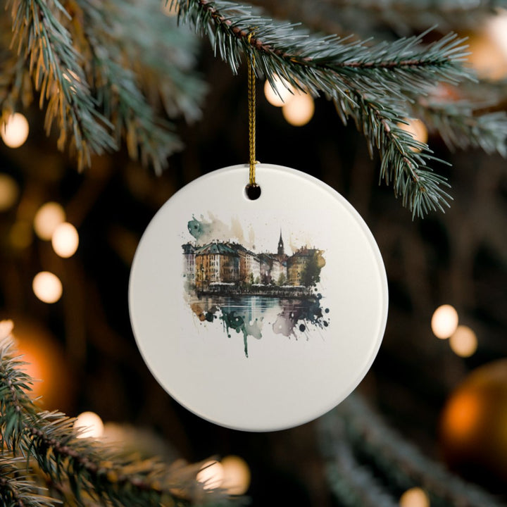 Oslo Norway Ornament: Unique Oslo Souvenir, Oslo Norway Xmas Decor, and Authentic Oslo Gift