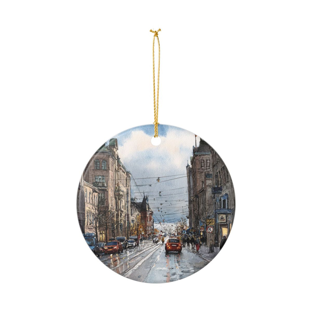 Oslo Norway Ornament: Unique Oslo Souvenir, Oslo Norway Xmas Decor, and Authentic Oslo Gift