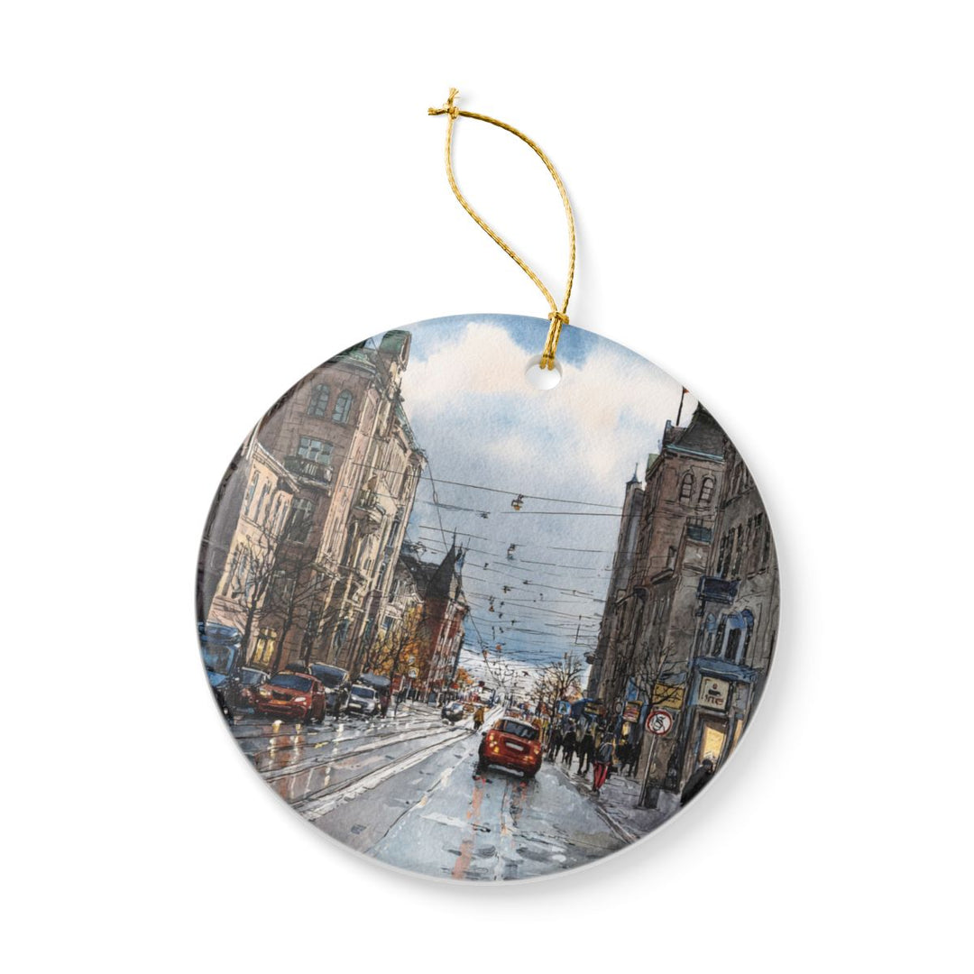 Oslo Norway Ornament: Unique Oslo Souvenir, Oslo Norway Xmas Decor, and Authentic Oslo Gift