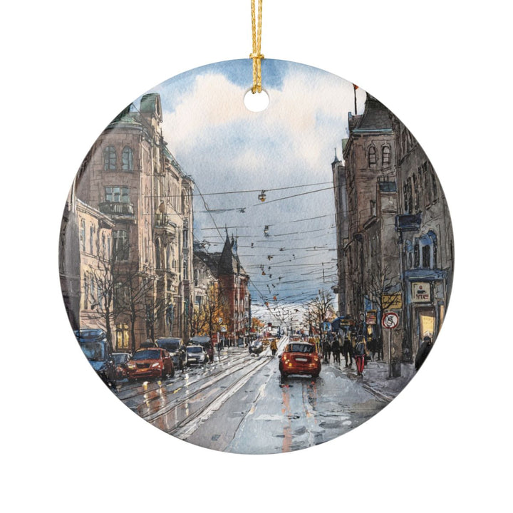 Oslo Norway Ornament: Unique Oslo Souvenir, Oslo Norway Xmas Decor, and Authentic Oslo Gift