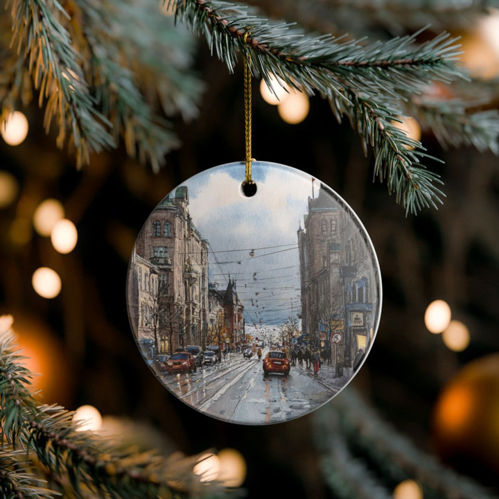 Oslo Norway Ornament: Unique Oslo Souvenir, Oslo Norway Xmas Decor, and Authentic Oslo Gift