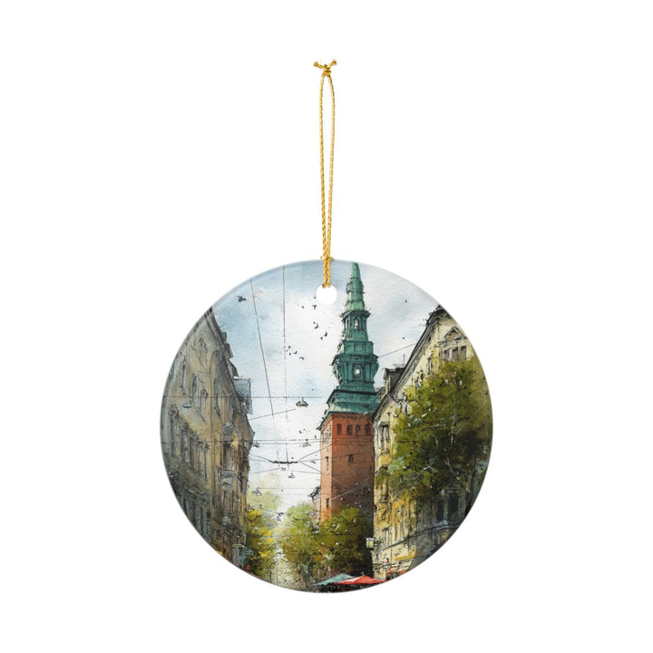 Oslo Norway Ornament: Unique Oslo Souvenir, Oslo Norway Xmas Decor, and Authentic Oslo Gift