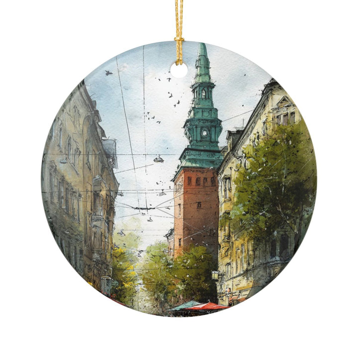 Oslo Norway Ornament: Unique Oslo Souvenir, Oslo Norway Xmas Decor, and Authentic Oslo Gift