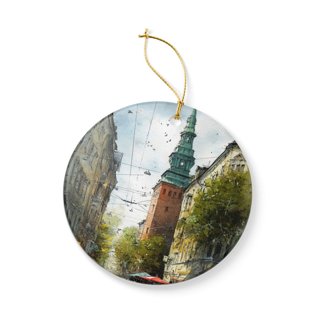 Oslo Norway Ornament: Unique Oslo Souvenir, Oslo Norway Xmas Decor, and Authentic Oslo Gift