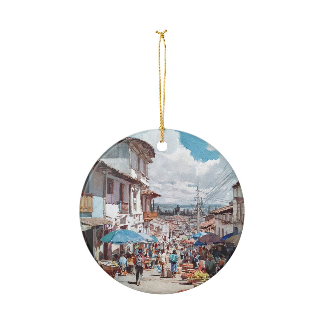 Otavalo Ecuador Ornament: Unique Otavalo Souvenir, Otavalo Ecuador Xmas Decor, and Authentic Otavalo Gift