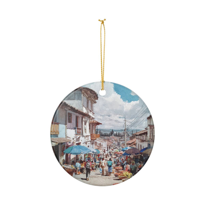 Otavalo Ecuador Ornament: Unique Otavalo Souvenir, Otavalo Ecuador Xmas Decor, and Authentic Otavalo Gift