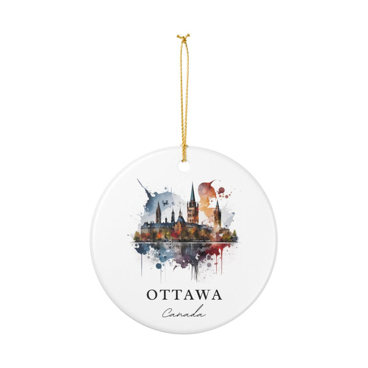 Ottawa Canada Ornament: Unique Ottawa Canada Souvenir, Ottawa Canada Xmas Decor, and Authentic Ottawa Canada Gift