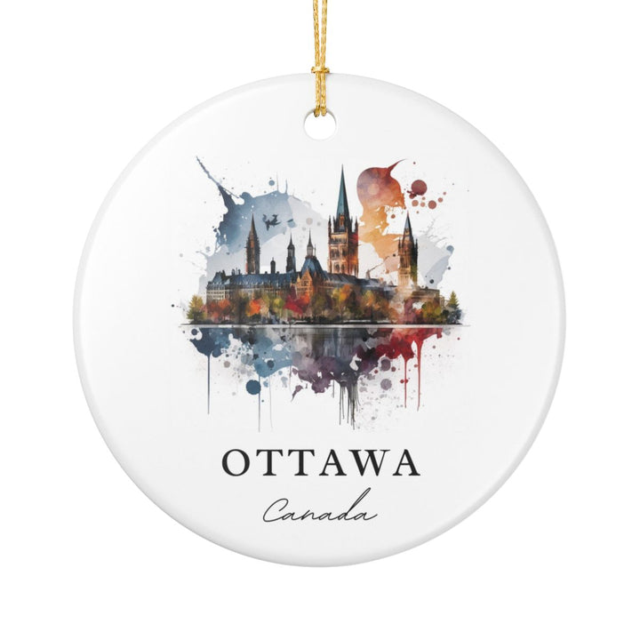 Ottawa Canada Ornament: Unique Ottawa Canada Souvenir, Ottawa Canada Xmas Decor, and Authentic Ottawa Canada Gift