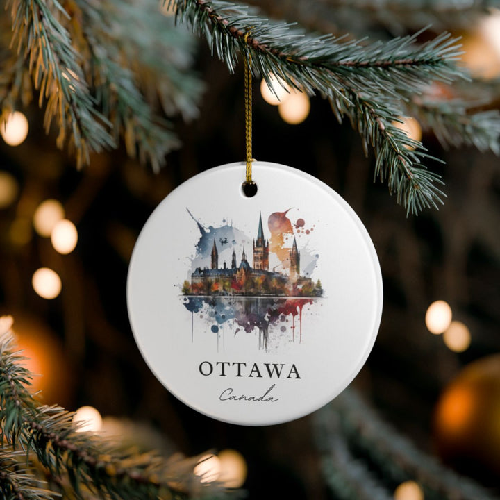 Ottawa Canada Ornament: Unique Ottawa Canada Souvenir, Ottawa Canada Xmas Decor, and Authentic Ottawa Canada Gift