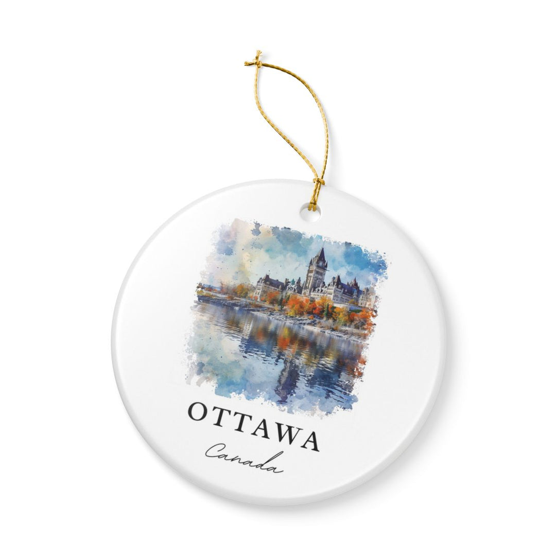 Ottawa Canada Ornament: Unique Ottawa Canada Souvenir, Ottawa Canada Xmas Decor, and Authentic Ottawa Canada Gift