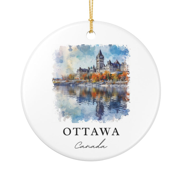 Ottawa Canada Ornament: Unique Ottawa Canada Souvenir, Ottawa Canada Xmas Decor, and Authentic Ottawa Canada Gift