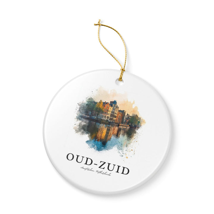 Oud Zuid Amsterdam Ornament: Unique Oud Zuid Amsterdam Souvenir, Oud Zuid Amsterdam Xmas Decor, and Authentic Oud Zuid Amsterdam Gift