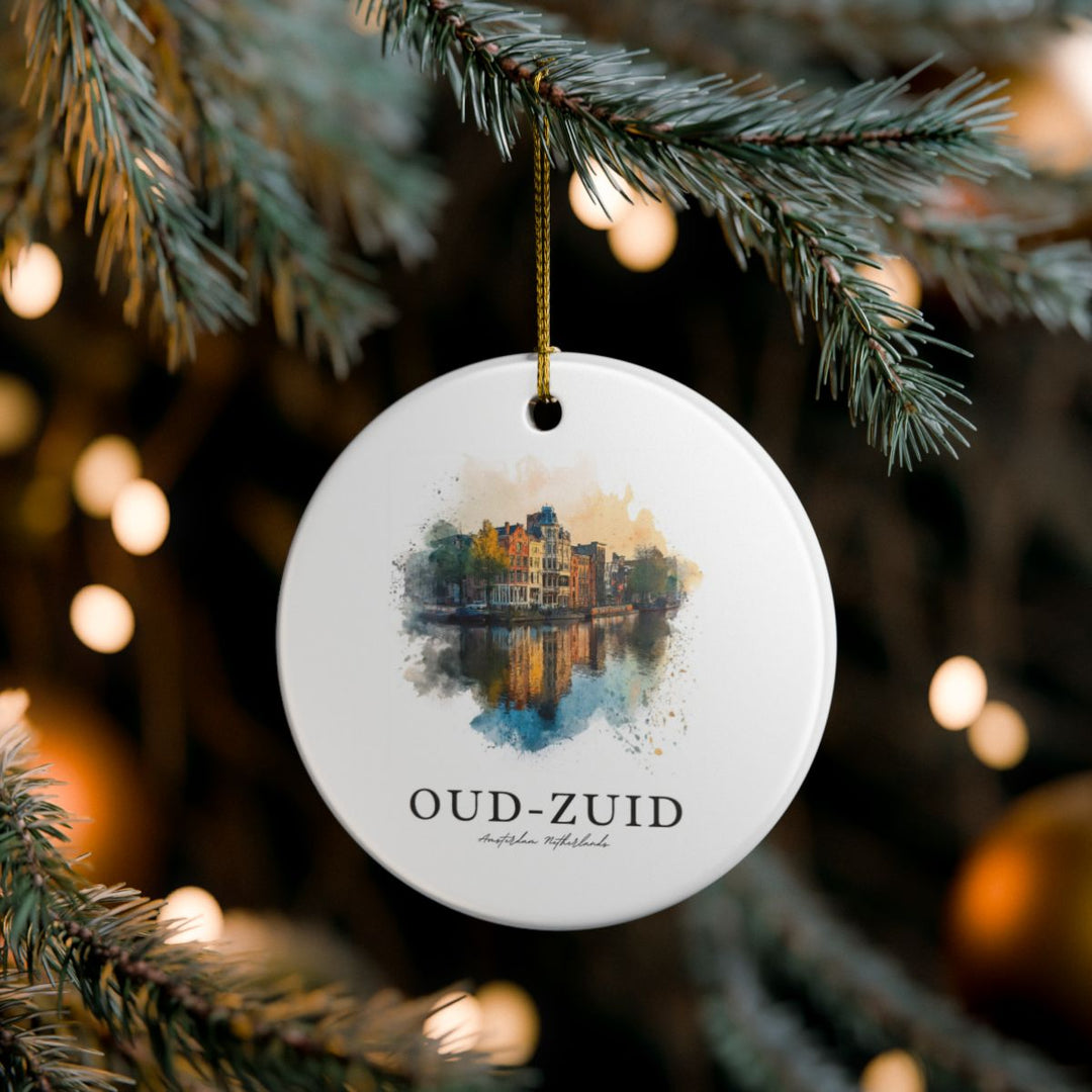 Oud Zuid Amsterdam Ornament: Unique Oud Zuid Amsterdam Souvenir, Oud Zuid Amsterdam Xmas Decor, and Authentic Oud Zuid Amsterdam Gift