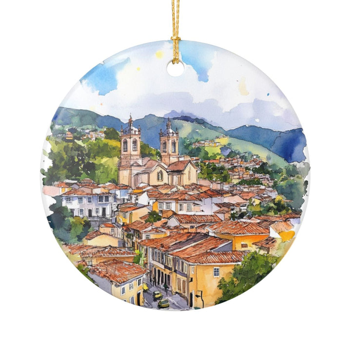 Ouro Preto Brazil Ornament: Unique Ouro Preto Souvenir, Ouro Preto Brazil Xmas Decor, and Authentic Ouro Preto Gift