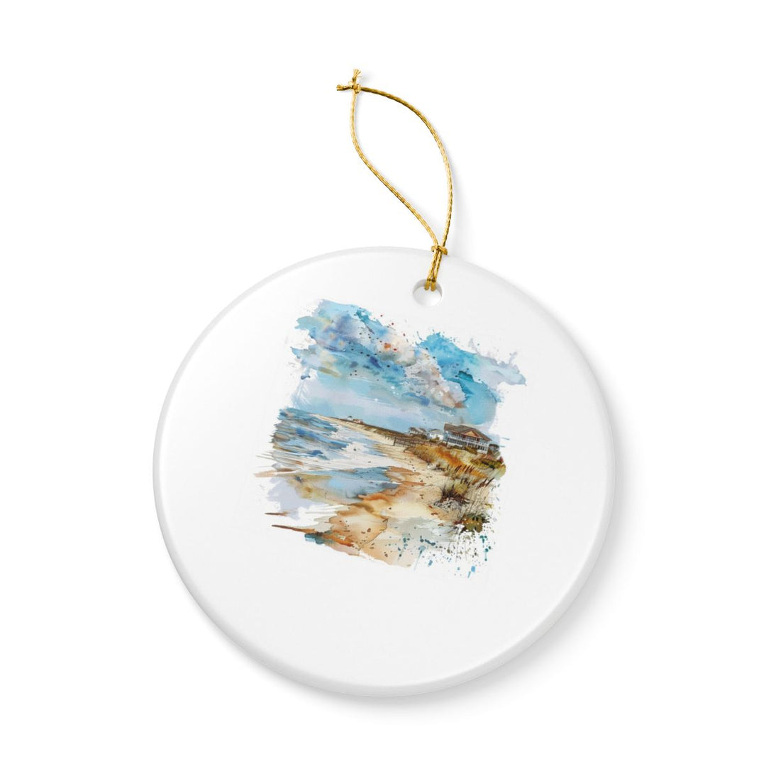 Outer Banks North Carolina Ornament: Unique Outer Banks Souvenir, Outer Banks North Carolina Xmas Decor, and Authentic Outer Banks Gift