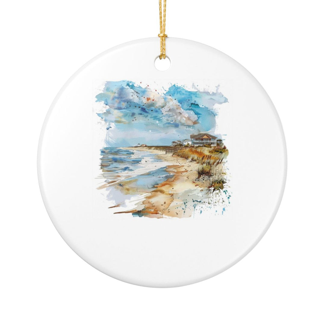 Outer Banks North Carolina Ornament: Unique Outer Banks Souvenir, Outer Banks North Carolina Xmas Decor, and Authentic Outer Banks Gift
