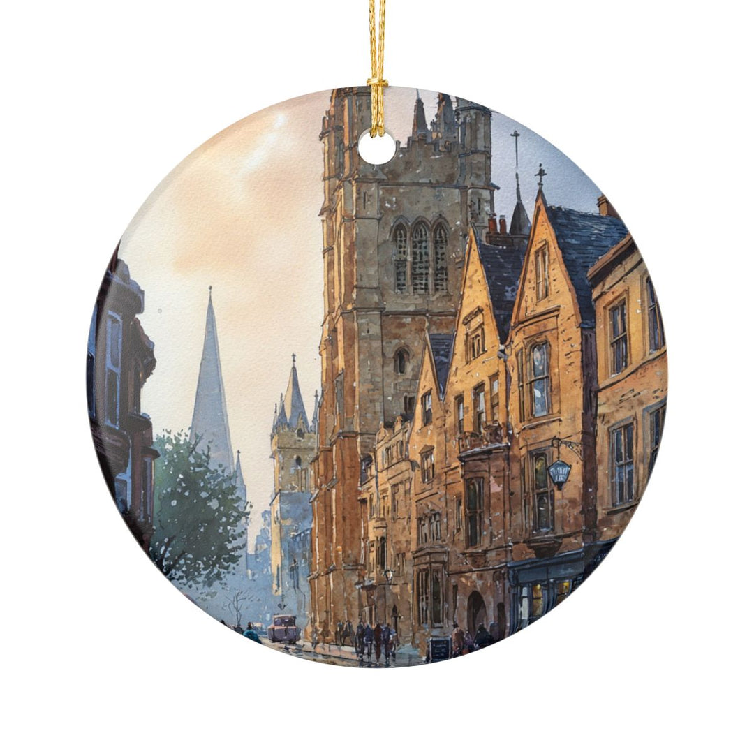 Oxford England Ornament: Unique Oxford England Souvenir, Oxford England Xmas Decor, and Authentic Oxford England Gift