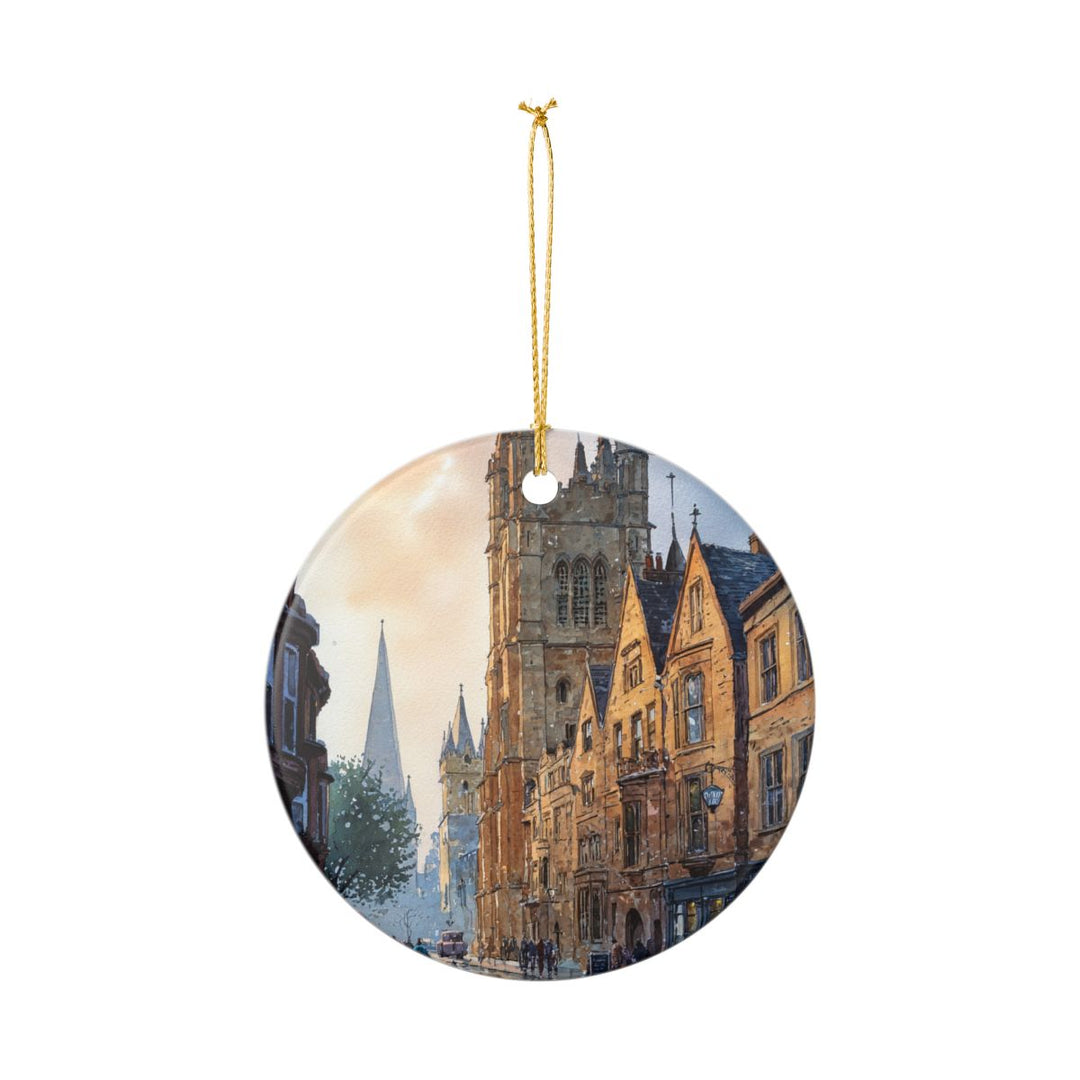 Oxford England Ornament: Unique Oxford England Souvenir, Oxford England Xmas Decor, and Authentic Oxford England Gift