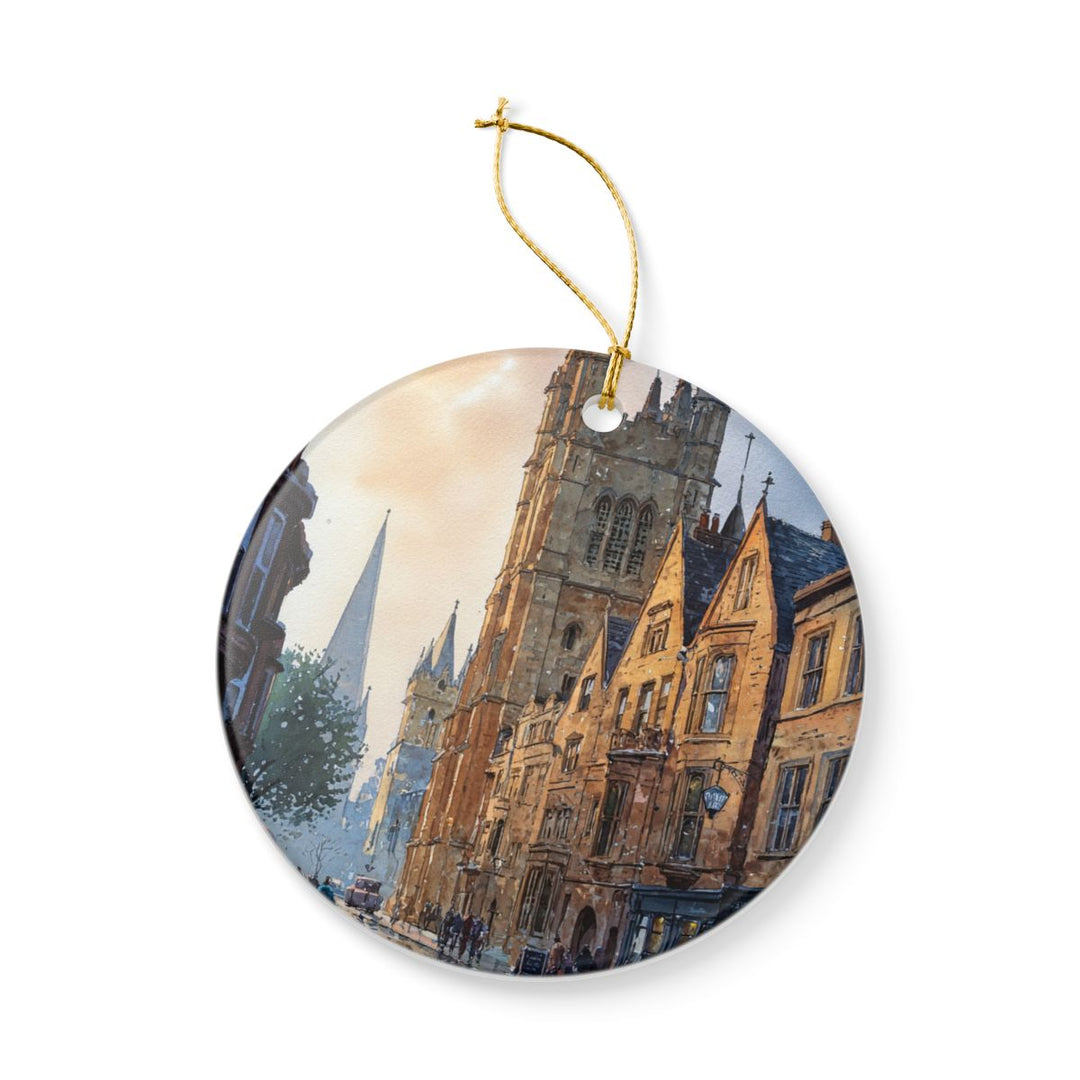 Oxford England Ornament: Unique Oxford England Souvenir, Oxford England Xmas Decor, and Authentic Oxford England Gift