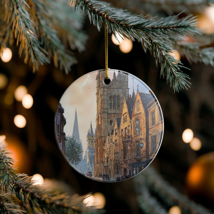 Oxford England Ornament: Unique Oxford England Souvenir, Oxford England Xmas Decor, and Authentic Oxford England Gift