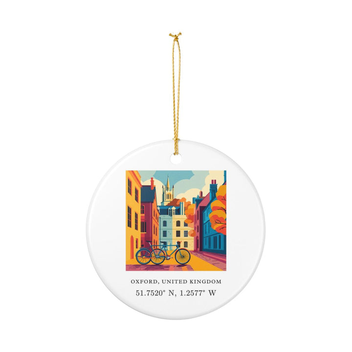 Oxford UK Ornament: Unique Oxford Souvenir, Oxford United Kingdom Xmas Decor, and Authentic Oxford Gift