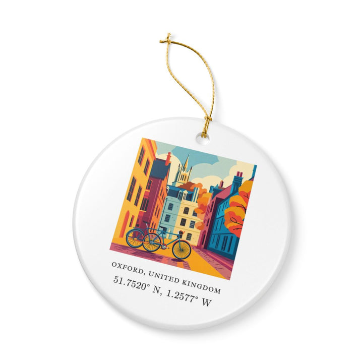 Oxford UK Ornament: Unique Oxford Souvenir, Oxford United Kingdom Xmas Decor, and Authentic Oxford Gift