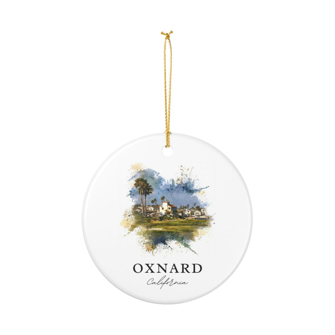 Oxnard CA Ornament: Unique Oxnard Souvenir, Oxnard California Xmas Decor, and Authentic Oxnard Gift