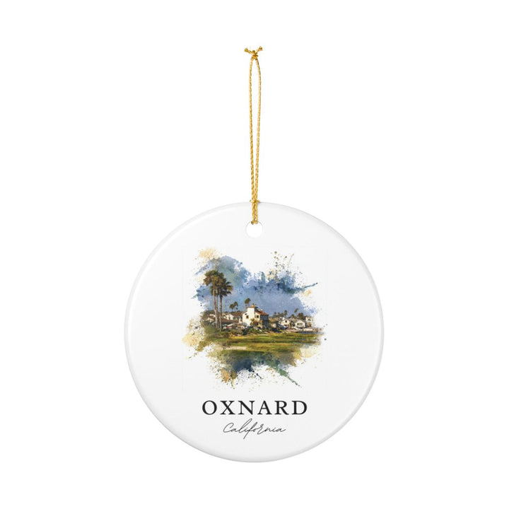 Oxnard CA Ornament: Unique Oxnard Souvenir, Oxnard California Xmas Decor, and Authentic Oxnard Gift