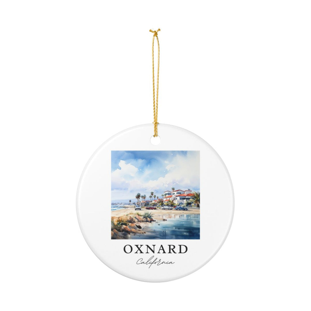 Oxnard California Ornament: Unique Oxnard Souvenir, Oxnard California Xmas Decor, and Authentic Oxnard Gift