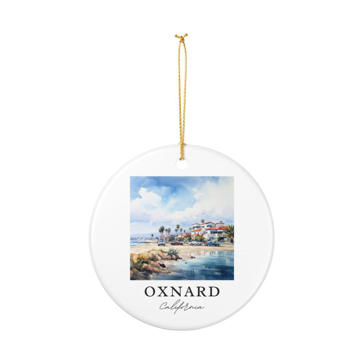 Oxnard California Ornament: Unique Oxnard Souvenir, Oxnard California Xmas Decor, and Authentic Oxnard Gift