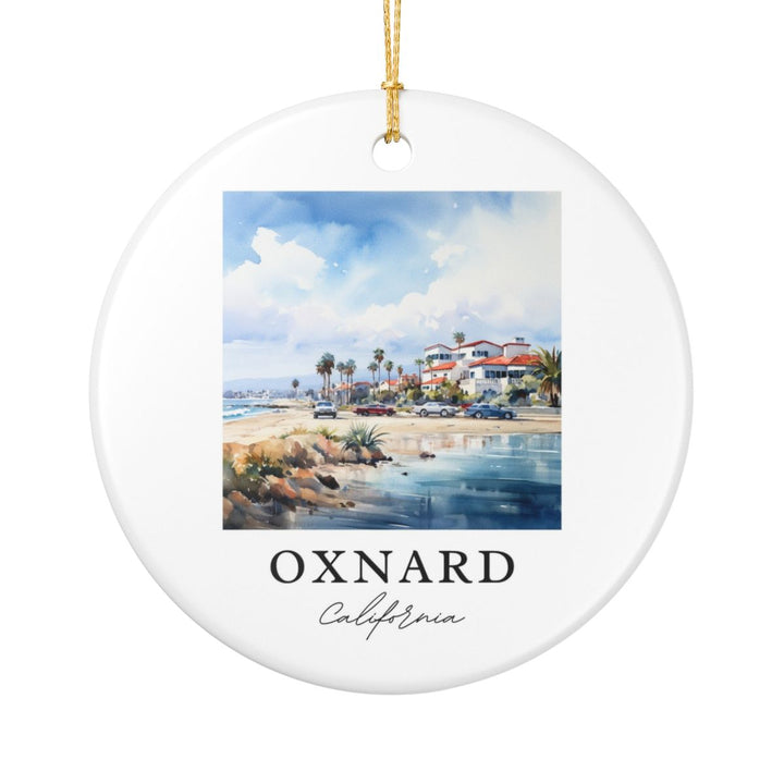 Oxnard California Ornament: Unique Oxnard Souvenir, Oxnard California Xmas Decor, and Authentic Oxnard Gift