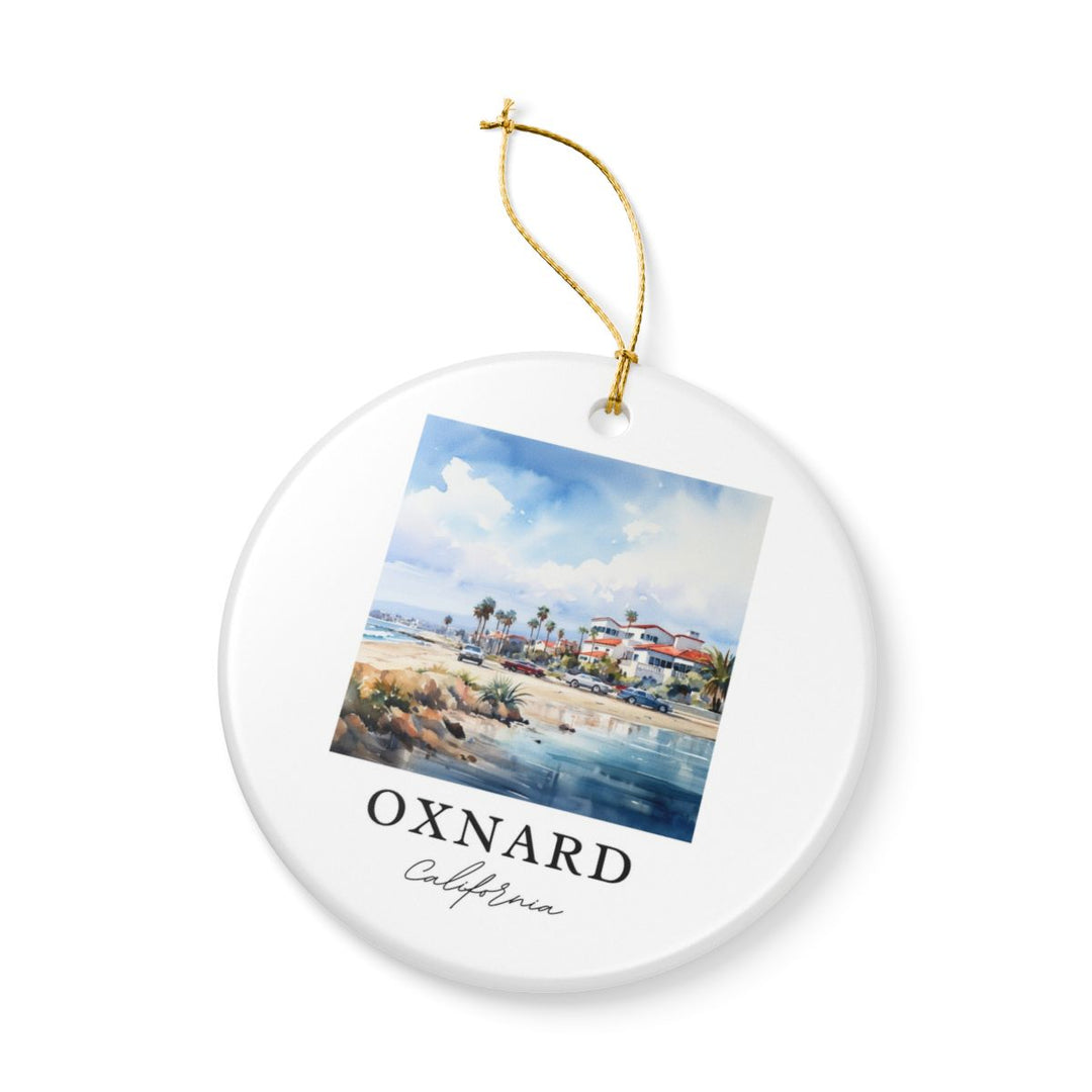 Oxnard California Ornament: Unique Oxnard Souvenir, Oxnard California Xmas Decor, and Authentic Oxnard Gift