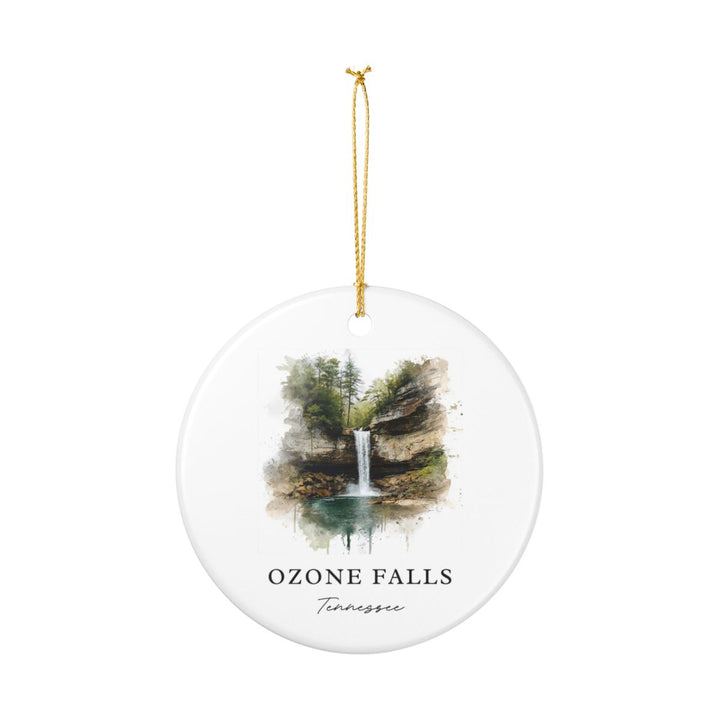 Ozone Falls Tennessee USA Ornament: Unique Ozone Falls Souvenir, Ozone Falls Tennessee Xmas Decor, and Authentic Ozone Falls Gift