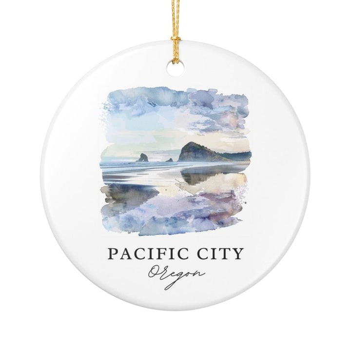 Pacific City Oregon Ornament: Unique Pacific City Oregon Souvenir, Pacific City Oregon Xmas Decor, and Authentic Pacific City Oregon Gift