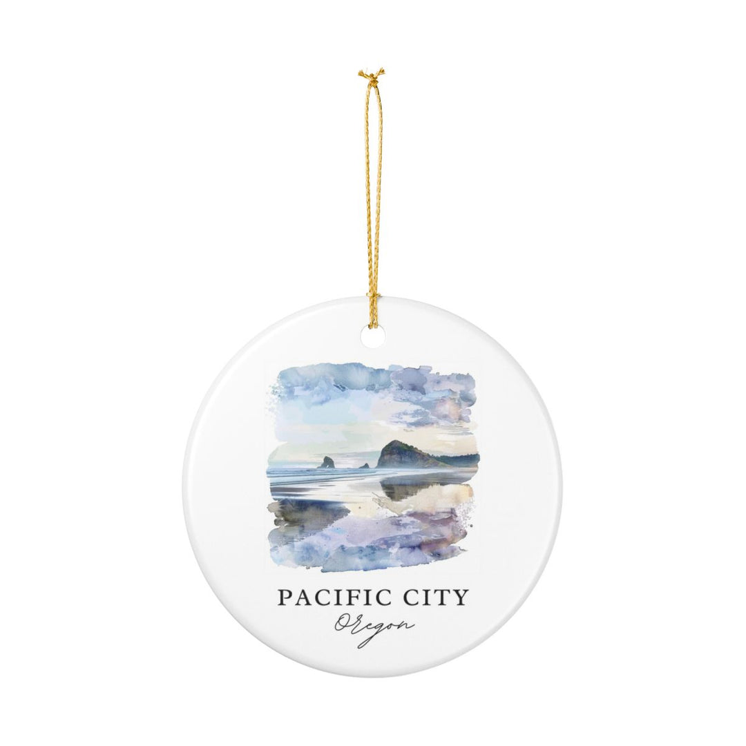 Pacific City Oregon Ornament: Unique Pacific City Oregon Souvenir, Pacific City Oregon Xmas Decor, and Authentic Pacific City Oregon Gift