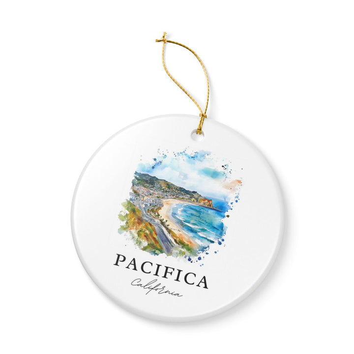 Pacifica California USA Ornament: Unique Pacifica Souvenir, Pacifica California Xmas Decor, and Authentic Pacifica Gift