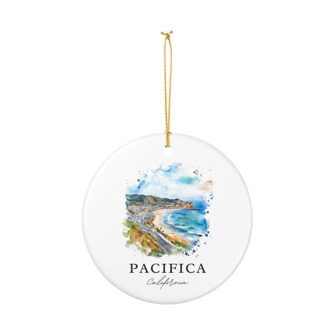Pacifica California USA Ornament: Unique Pacifica Souvenir, Pacifica California Xmas Decor, and Authentic Pacifica Gift