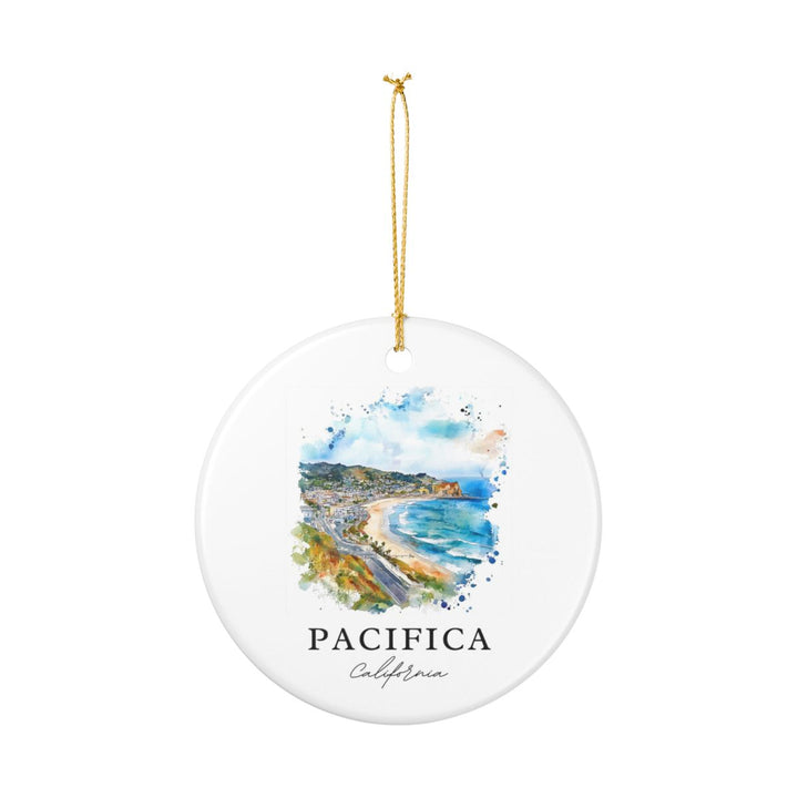 Pacifica California USA Ornament: Unique Pacifica Souvenir, Pacifica California Xmas Decor, and Authentic Pacifica Gift