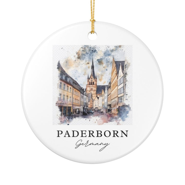 Paderborn Germany Ornament: Unique Paderborn Souvenir, Paderborn Germany Xmas Decor, and Authentic Paderborn Gift