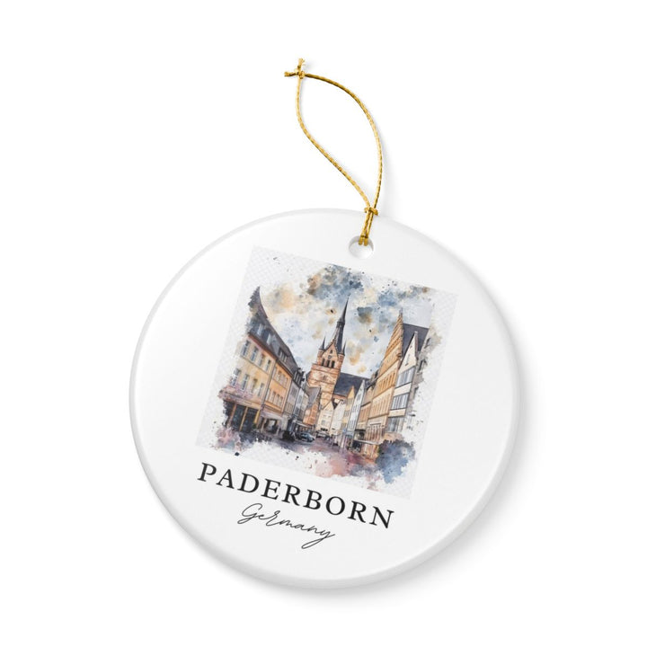 Paderborn Germany Ornament: Unique Paderborn Souvenir, Paderborn Germany Xmas Decor, and Authentic Paderborn Gift