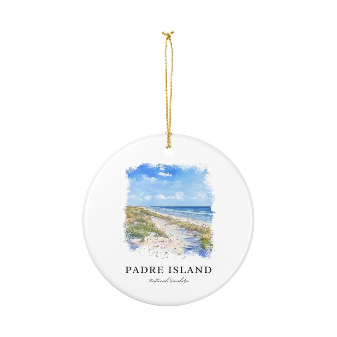 Padre Island National Seashore Texas Ornament: Unique Padre Island National Seashore Souvenir, Padre Island National Seashore Texas Xmas Decor