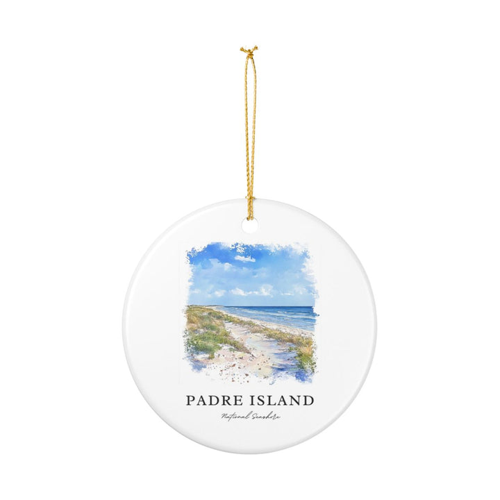 Padre Island National Seashore Texas Ornament: Unique Padre Island National Seashore Souvenir, Padre Island National Seashore Texas Xmas Decor
