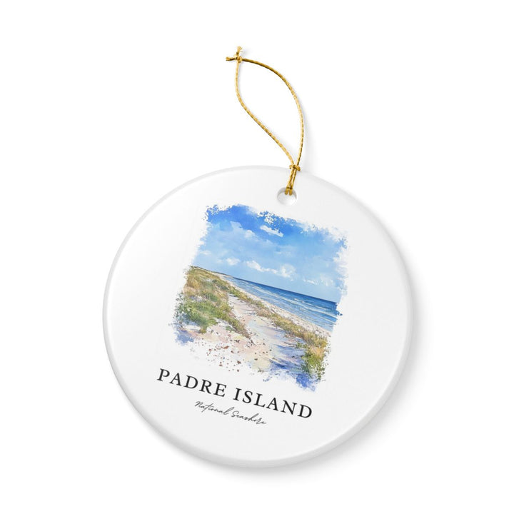 Padre Island National Seashore Texas Ornament: Unique Padre Island National Seashore Souvenir, Padre Island National Seashore Texas Xmas Decor