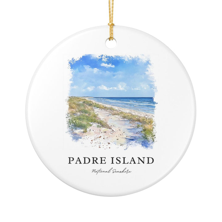 Padre Island National Seashore Texas Ornament: Unique Padre Island National Seashore Souvenir, Padre Island National Seashore Texas Xmas Decor