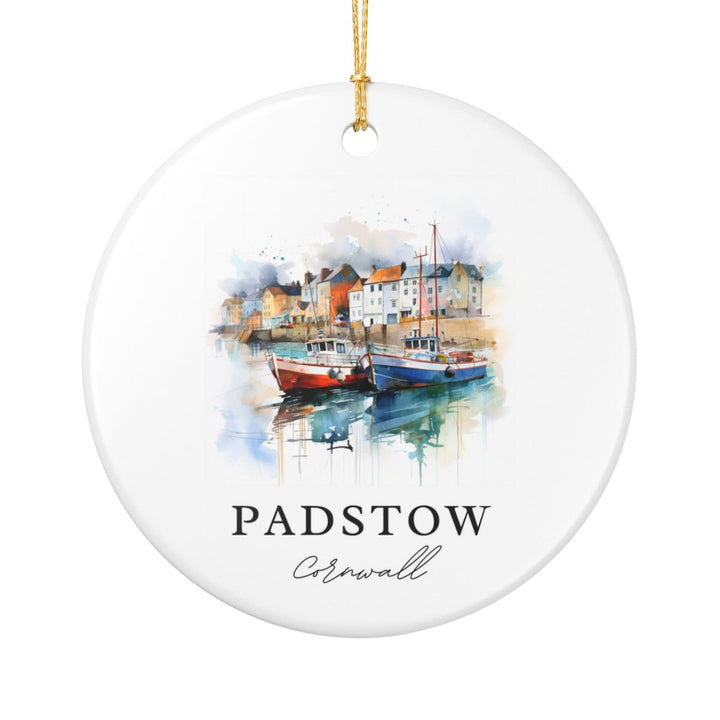 Padstow United Kingdom Ornament: Unique Padstow United Kingdom Souvenir, Padstow United Kingdom Xmas Decor, and Authentic Padstow United Kingdom Gift